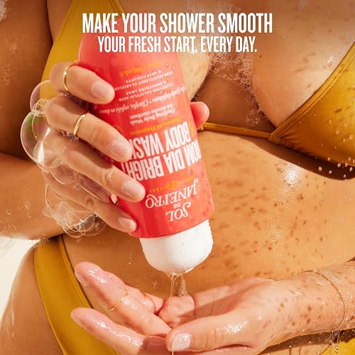 SOL DE JANEIRO BOM DIA BRIGHTENING BODY WASH WITH AHA BHA CLARIFYING REFRESHING CLEANSER