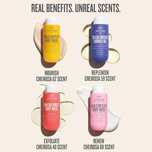 SOL DE JANEIRO BOM DIA BRIGHTENING BODY WASH WITH AHA BHA CLARIFYING REFRESHING CLEANSER