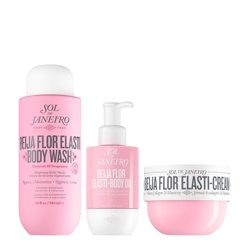 SOL DE JANEIRO BRING THE BOUNCE BEIJA FLOR BUNDLE FOR CREPEY SKIN CARE AND FIRMING