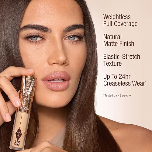 CHARLOTTE TILBURY AIRBRUSH FLAWLESS BLUR CONCEALER - LONGWEAR, HYDRATING, FULL COVERAGE MATTE