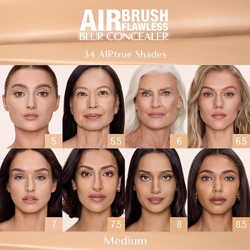 CHARLOTTE TILBURY AIRBRUSH FLAWLESS BLUR CONCEALER - LONGWEAR, HYDRATING, FULL COVERAGE MATTE