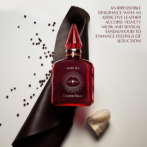 CHARLOTTE TILBURY MORE SEX EAU DE PARFUM LONG-LASTING PHEROMONE SANDALWOOD PERFUME WITH BLACK PEPPER
