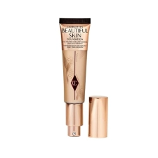 CHARLOTTE TILBURY BEAUTIFUL SKIN HYDRATING FOUNDATION - MEDIUM COVERAGE, GLOW PLUMPING MAKEUP