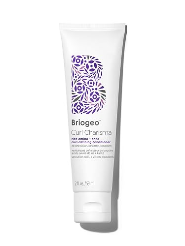 BRIOGEO CURL CHARISMA HYDRATING SHAMPOO WITH RICE AMINO AVOCADO FRIZZ CONTROL, SULFATE-FREE