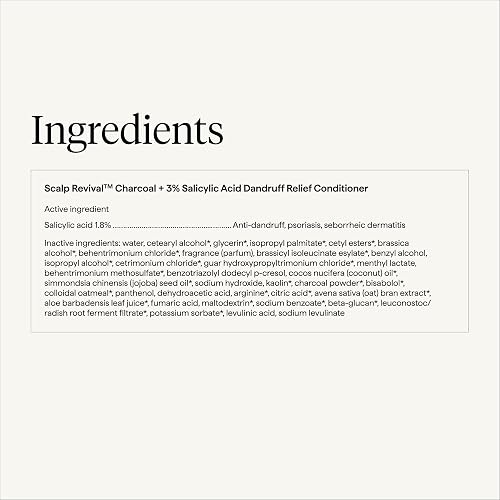BRIOGEO SCALP REVIVAL CONDITIONER FOR DANDRUFF RELIEF, ITCH IRRITATION TREATMENT