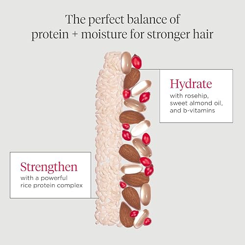 BRIOGEO DONT DESPAIR, REPAIR! MEGASTRENGTH RICE WATER PROTEIN TREATMENT FOR DAMAGED HAIR 5 OZ