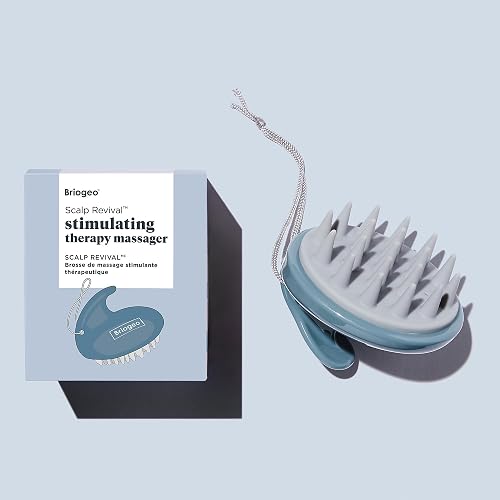 BRIOGEO SCALP REVIVAL HANDHELD SCALP MASSAGER FOR EXFOLIATION CIRCULATION, ALL HAIR TYPES