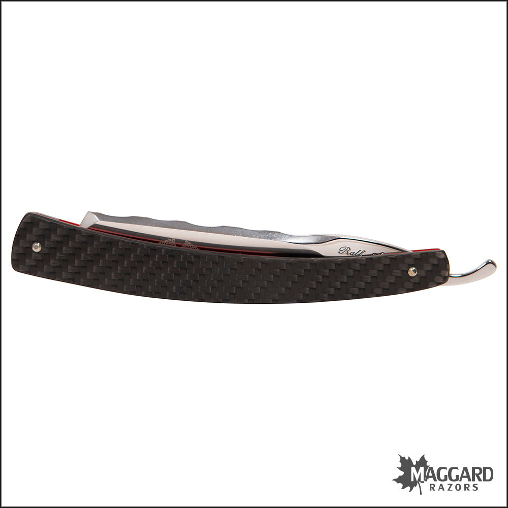 RALF AUST 123NCB-A-K-E - 6/8" SQUARE POINT, CARBON FIBER SCALES, PROFESSIONALLY HONED