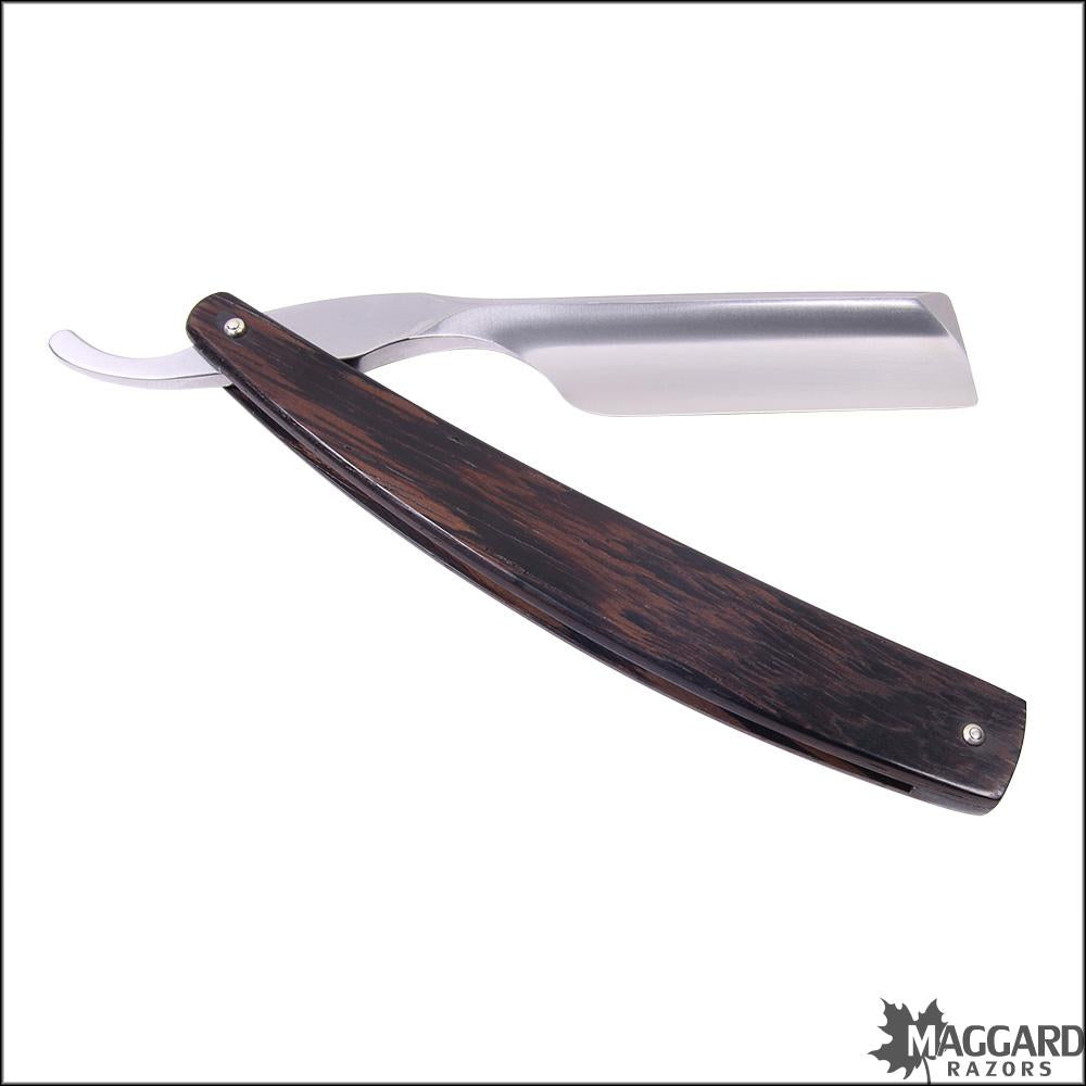 BOKER 140534 THE CELEBRATED WENGE 6/8 STRAIGHT RAZOR, PROFESSIONALLY HONED