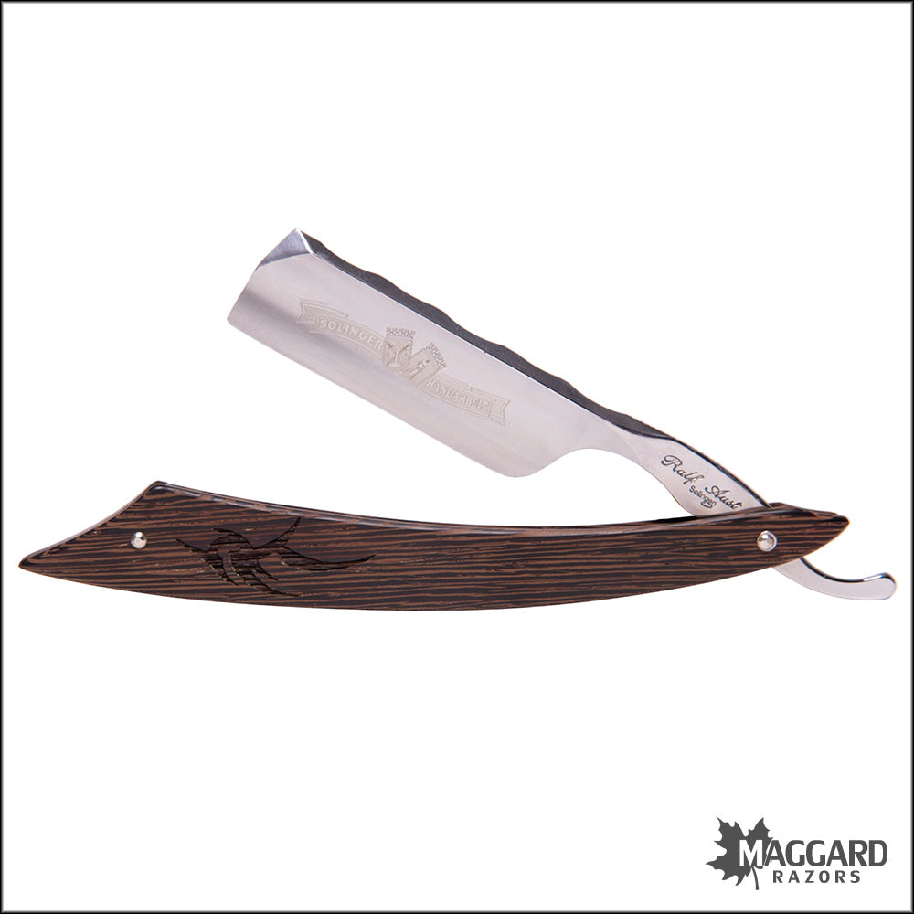 RALF AUST 123NPW-A-K-E - 6/8" AMERICAN POINT, WENGE HANDLE, PROFESSIONALLY HONED STRAIGHT RAZOR