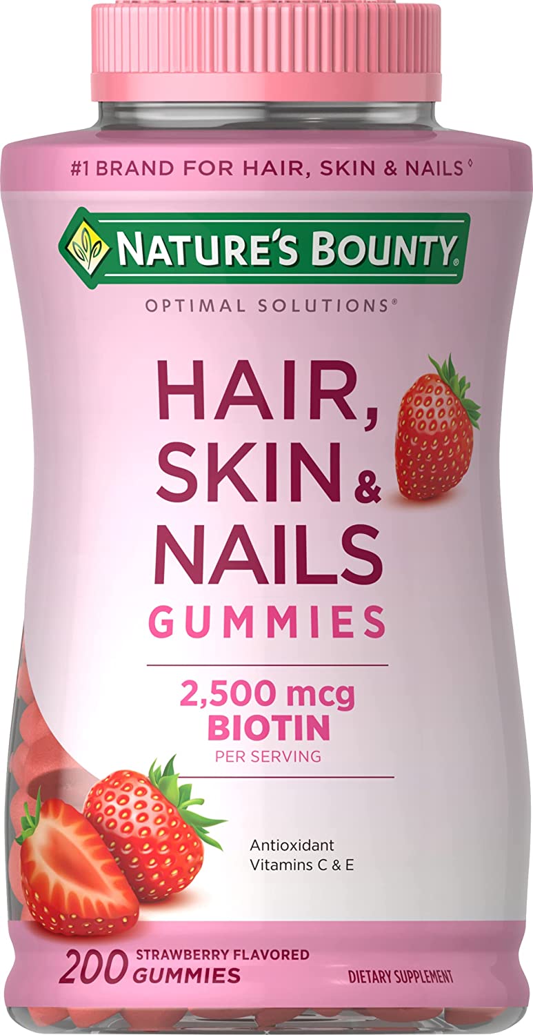 Nature's Bounty Hair Skin and Nails - 200 Gummies-0