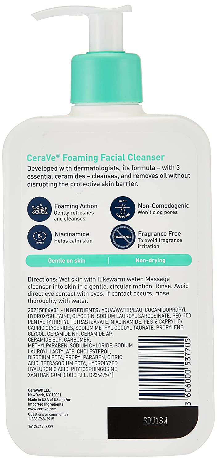 Cerave Foaming Facial Cleanser - 473 ml-2