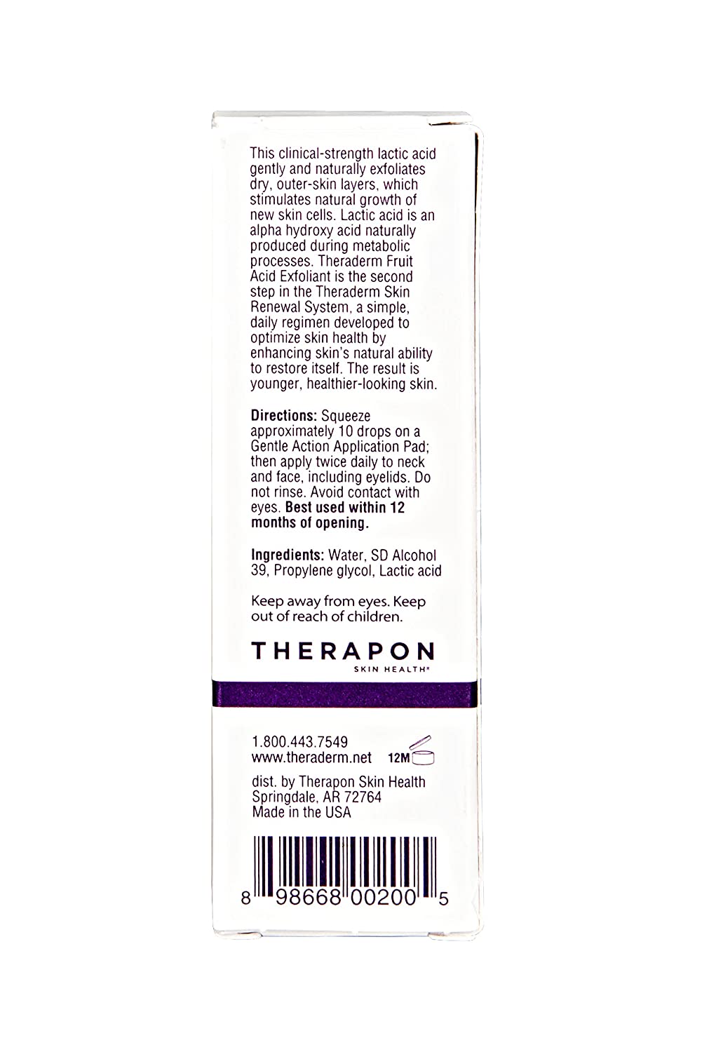 Theraderm Fruit Acid Exfoliant - 60 ml-2