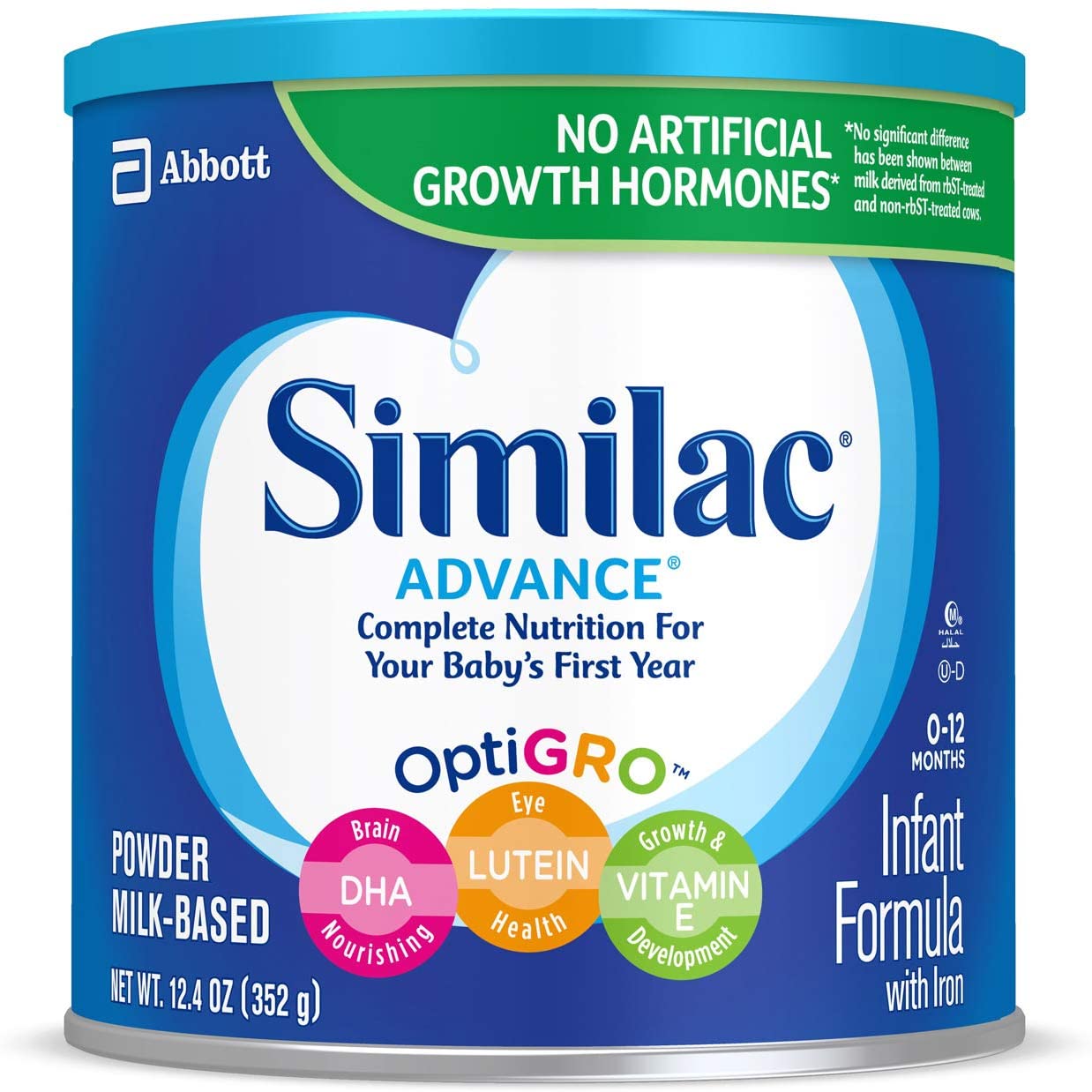 Similac Advance Infant Formula with Iron 0-12 Ay - 12.4 oz (6'lı Paket)