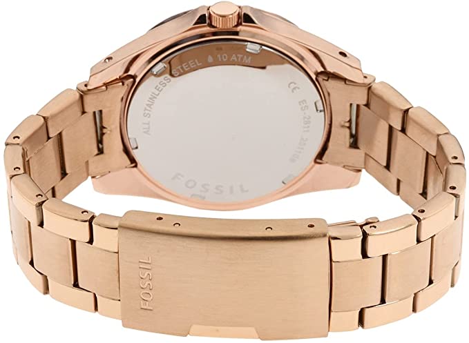 Fossil Women's Riley Stainless Steel Crystal-Accented Multifunction Quartz Watch-0