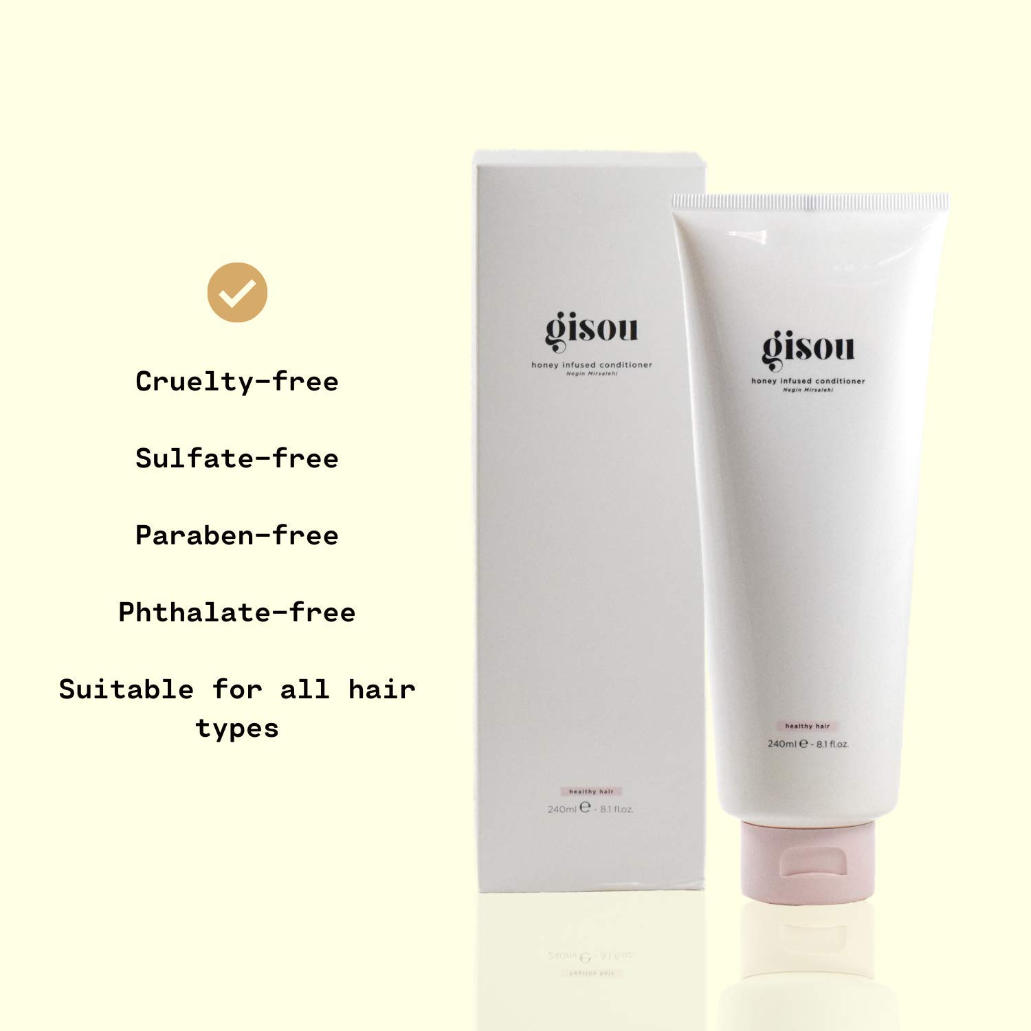 Gisou Honey Infused Hair Conditioner - 240 ml-4