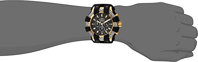 Invicta Men's Bolt Stainless Steel Quartz Watch with Silicone Strap-1