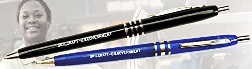 Skilcraft U.S. Government Retractable Ball Point Pen - Blue-0