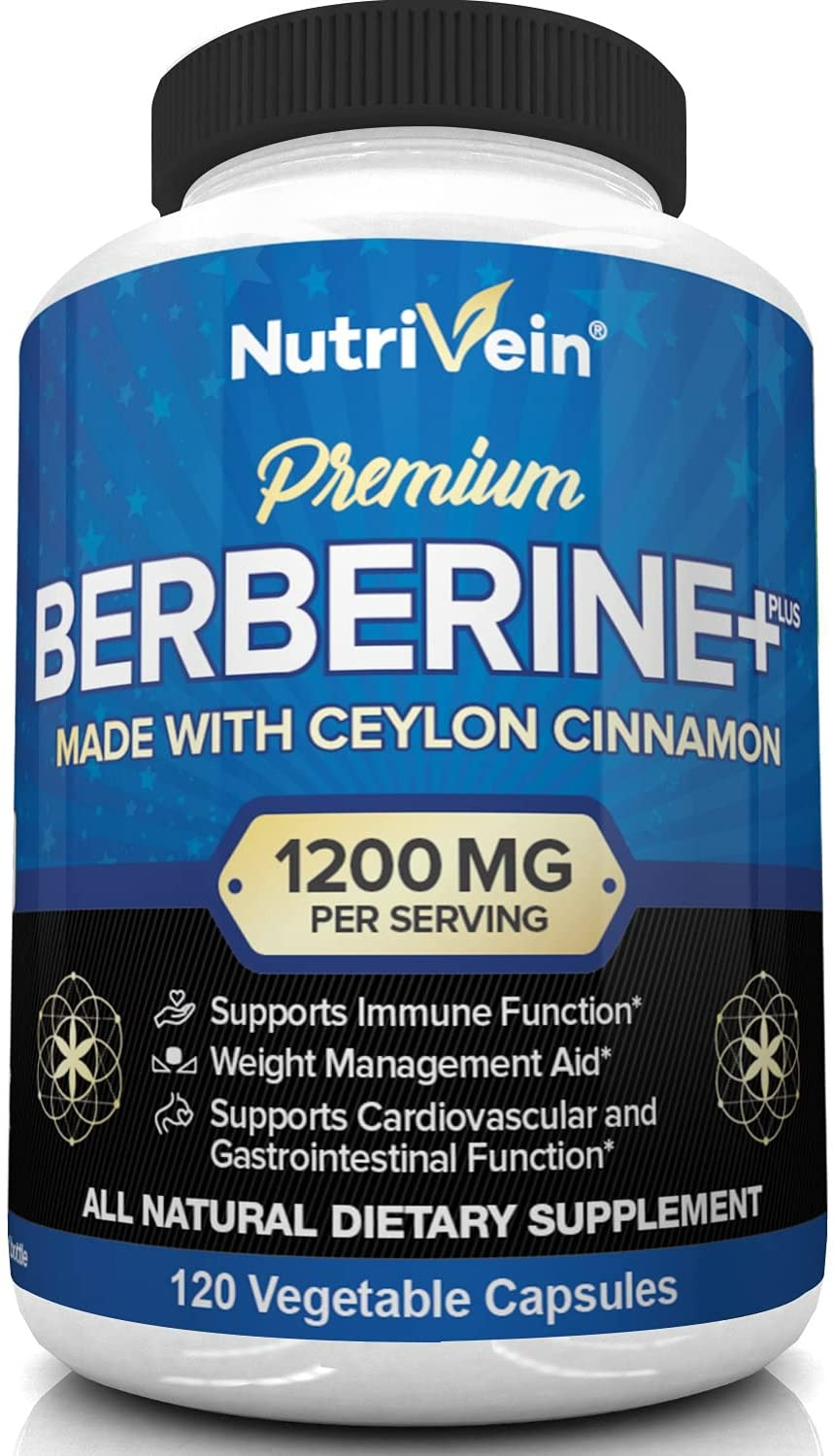 Nutrivein Berberine-  120 Capsules