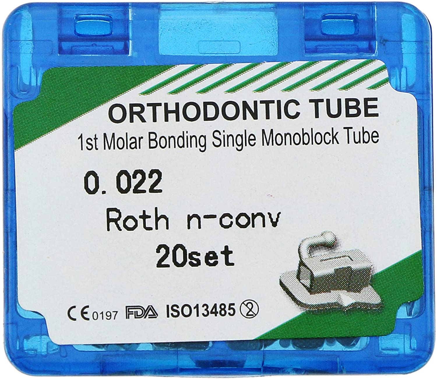 Dental First Molar Tubes Orthodontic Monoblock Non-Convertible Tubes-4