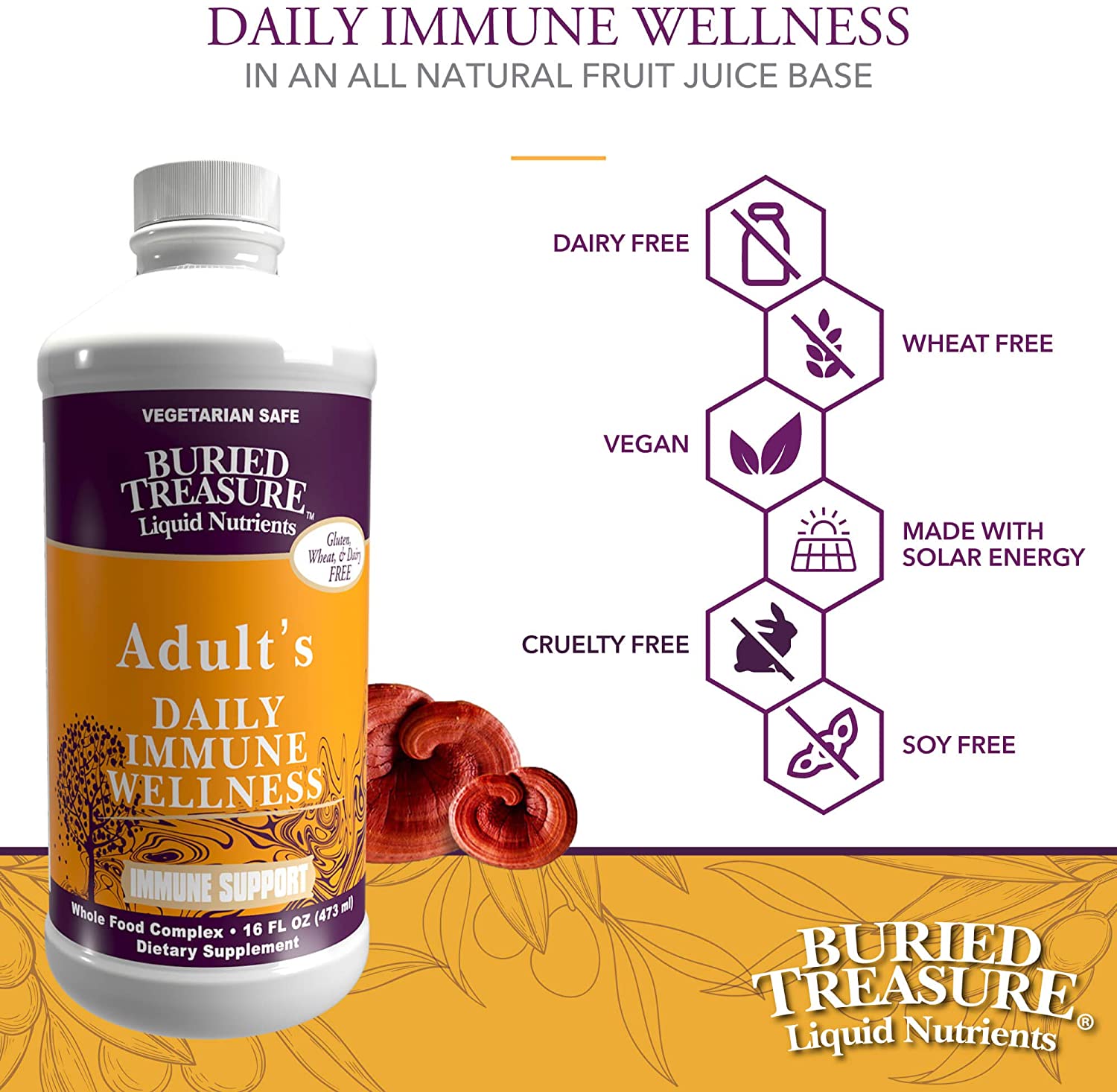 Buried Treasure Adult Daily Immune Wellness - 473 ml-3
