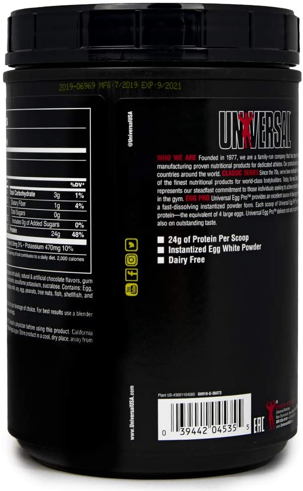 Universal Nutrition Egg Pro Powder - 454 g-4