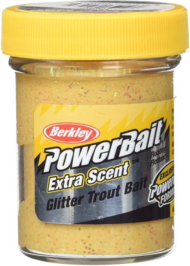 Berkley PowerBait Glitter Trout Bait Yellow-0