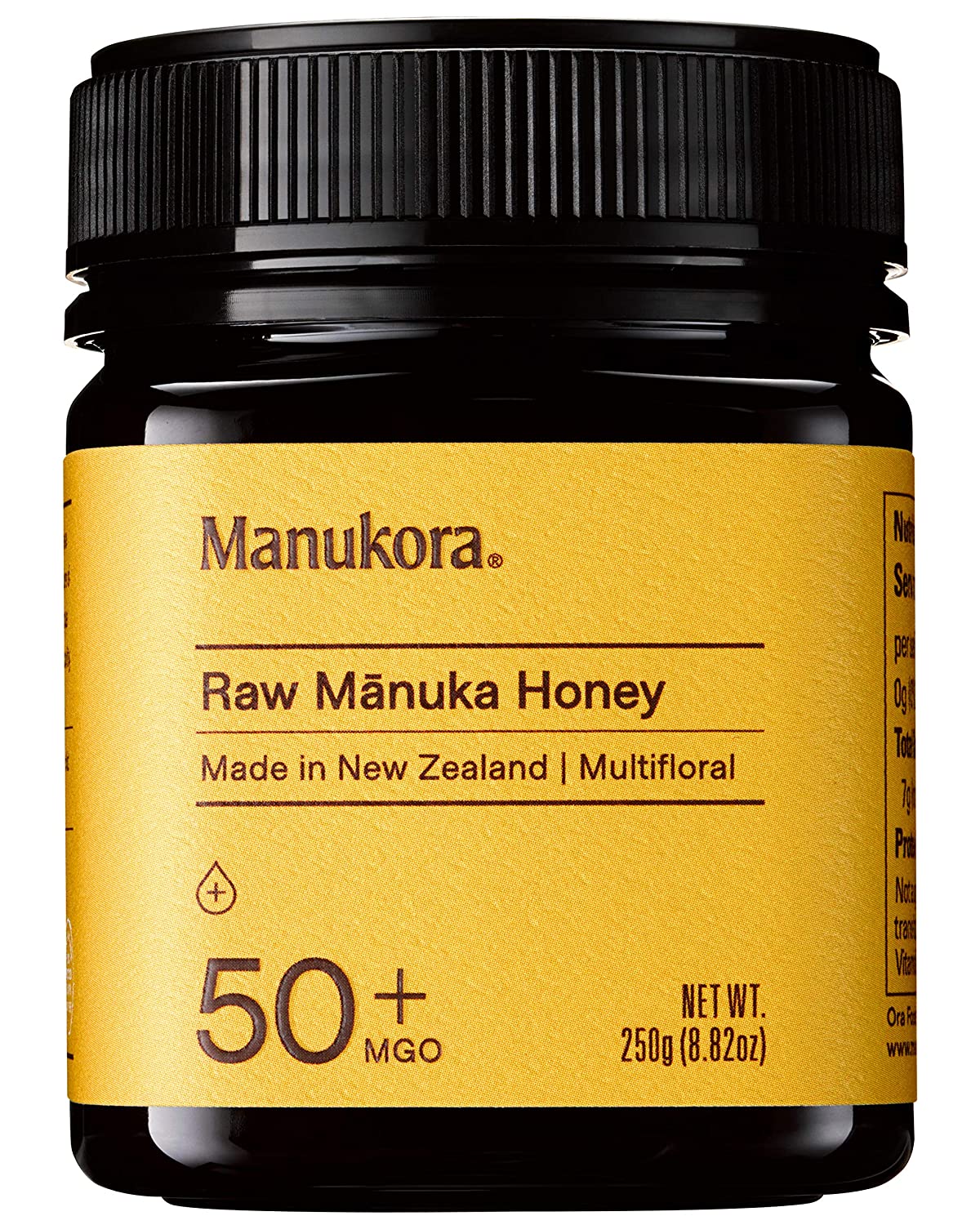 Manukora MGO 50+ Multifloral Raw Manuka Honey - 8.8 oz-0