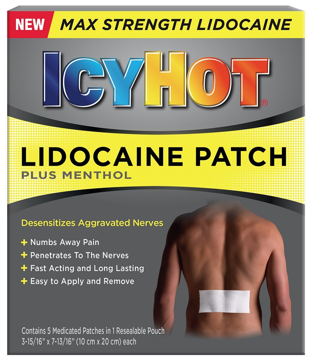 Icy Hot with Lidocaine Patch - 5ct