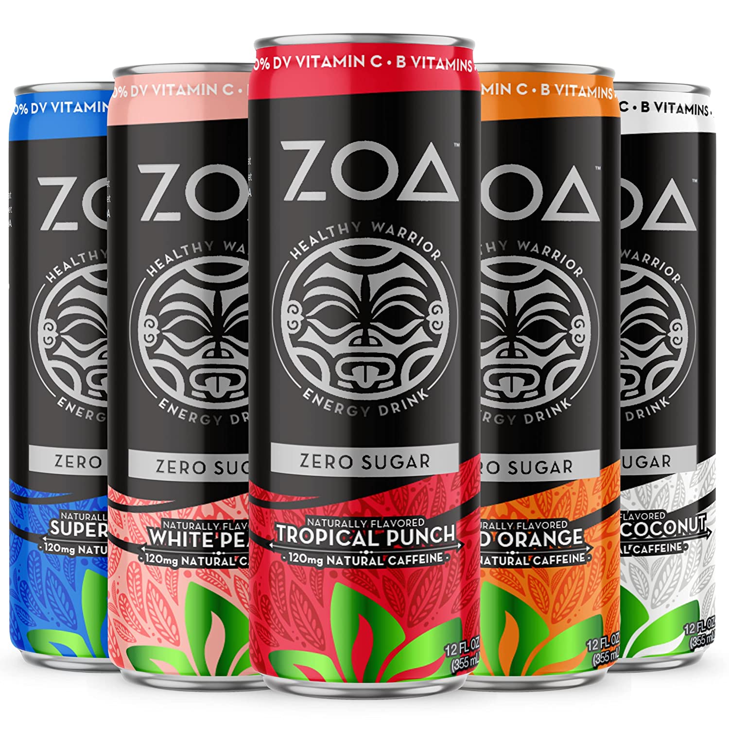Zoa Zero Sugar All Flavors Bundle - 60 Packs-1