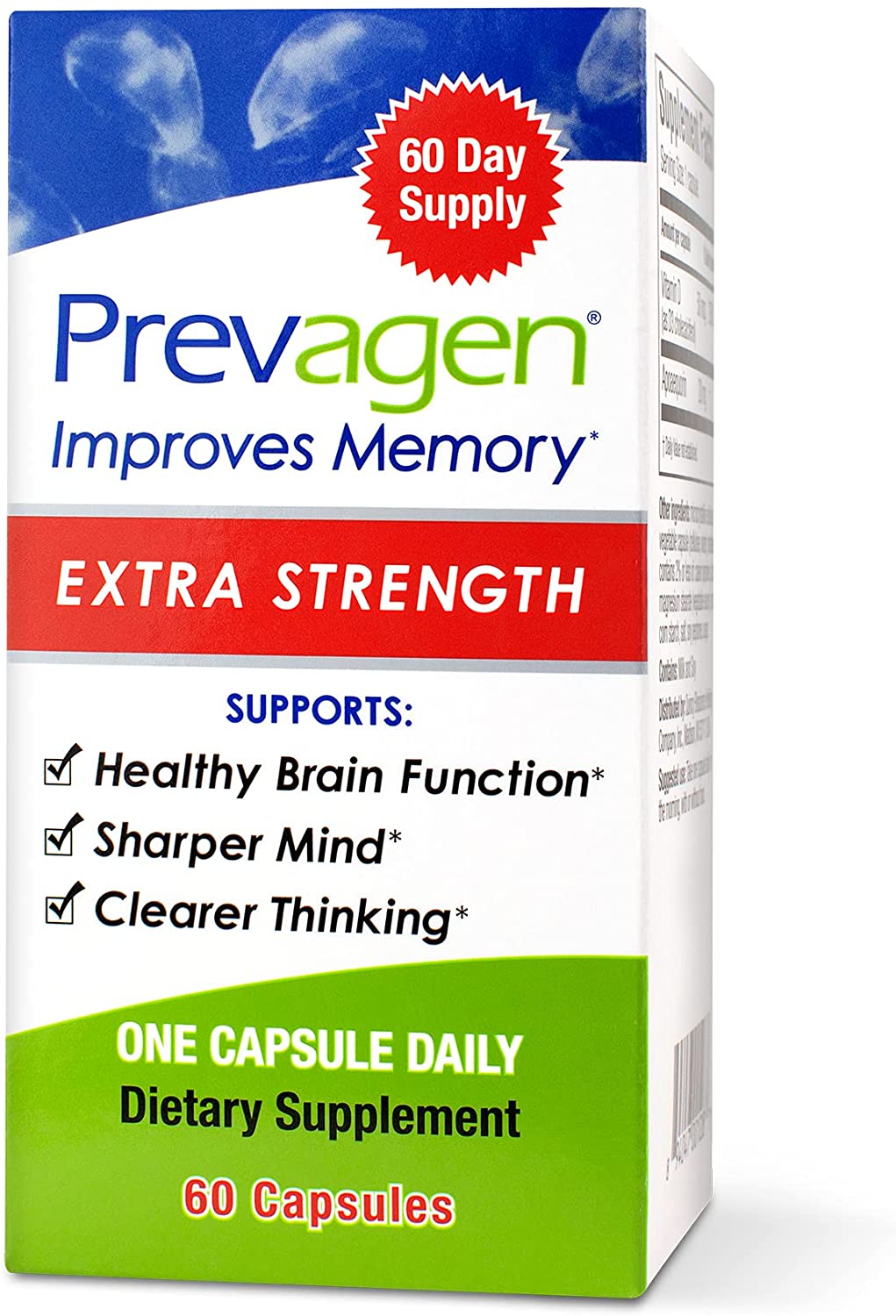 Prevagen Improves Memory Extra Strength - 60 Tablet