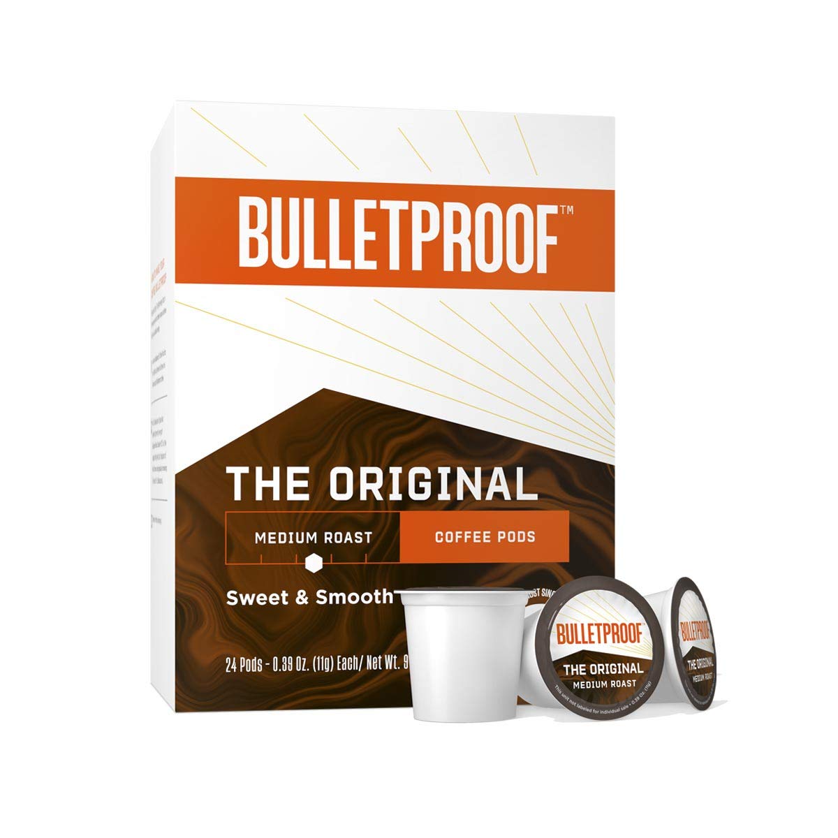 Bulletproof The Original Medium Roast Coffee Pods - 24 Count-1