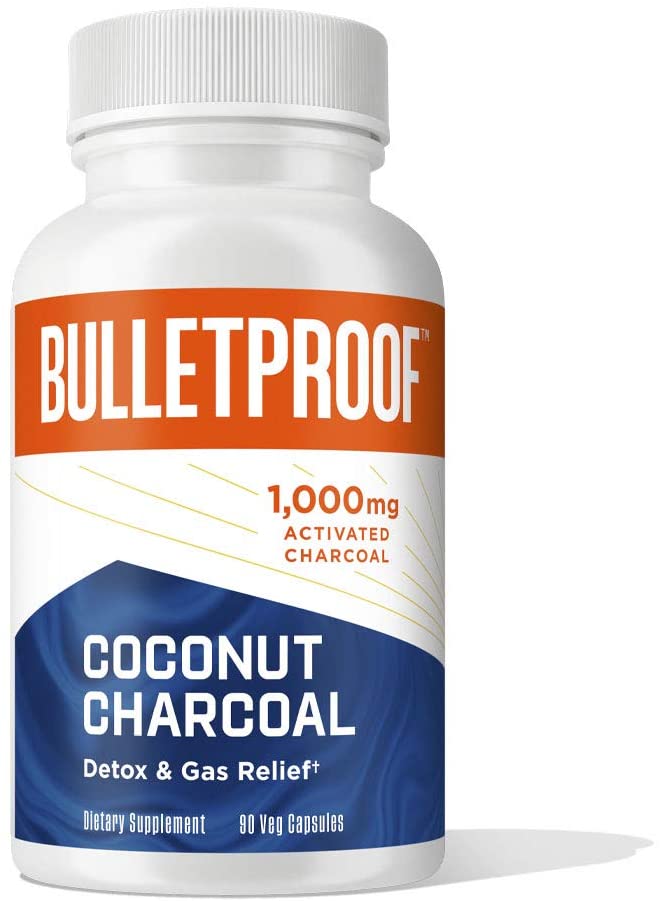 Bulletproof Coconut Charcoal Capsules - 90 Count-1