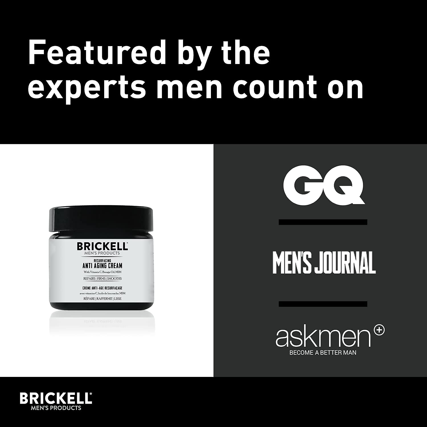 Brickell Men's Products Resurfacing Anti-Aging Cream - 2 Ounce-1