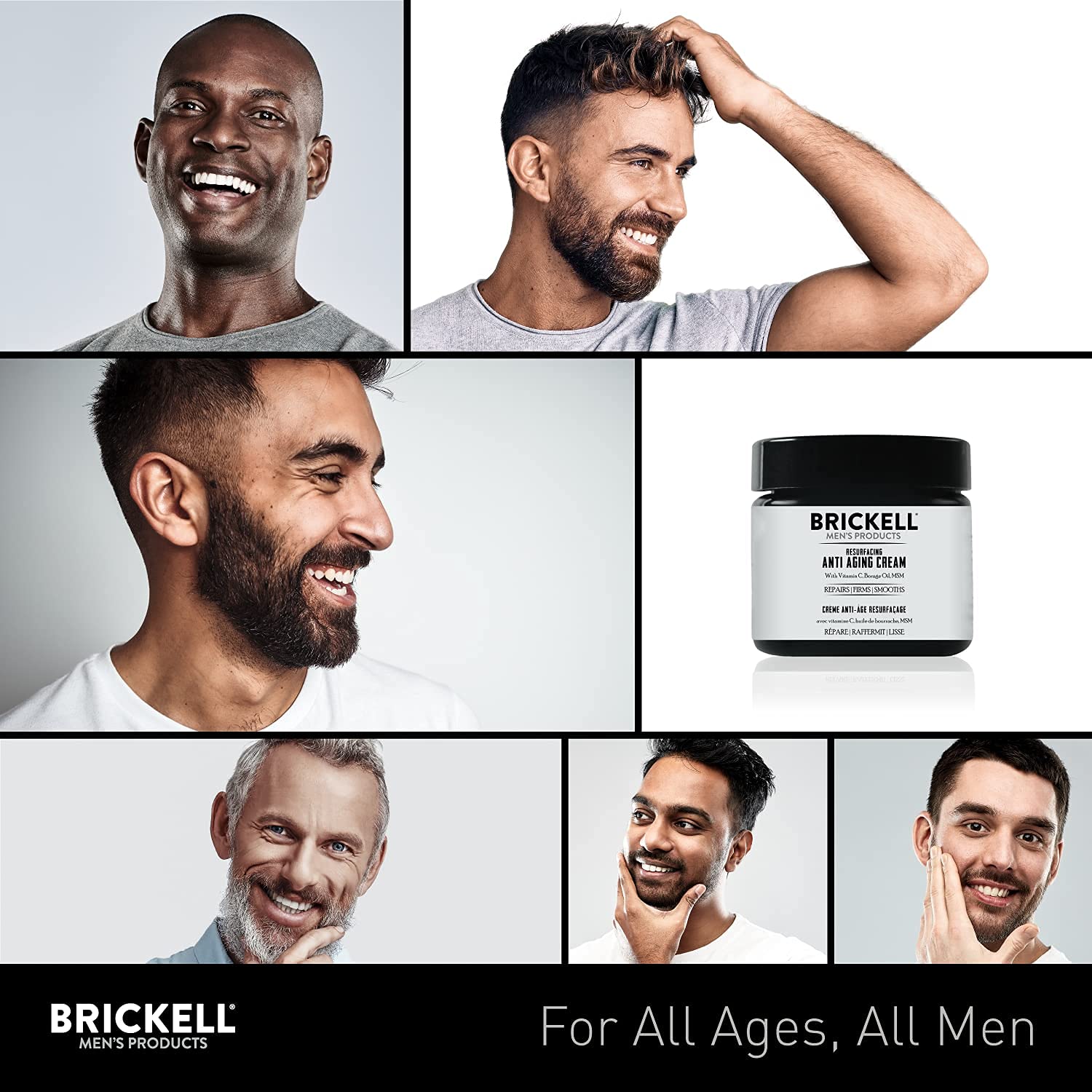 Brickell Men's Products Resurfacing Anti-Aging Cream - 2 Ounce-2
