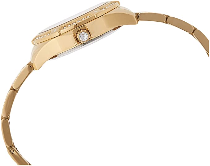 Invicta Women's WildflowerAngelAnalog Display Quartz Stainless-Steel Strap Gold Casual Watch-1