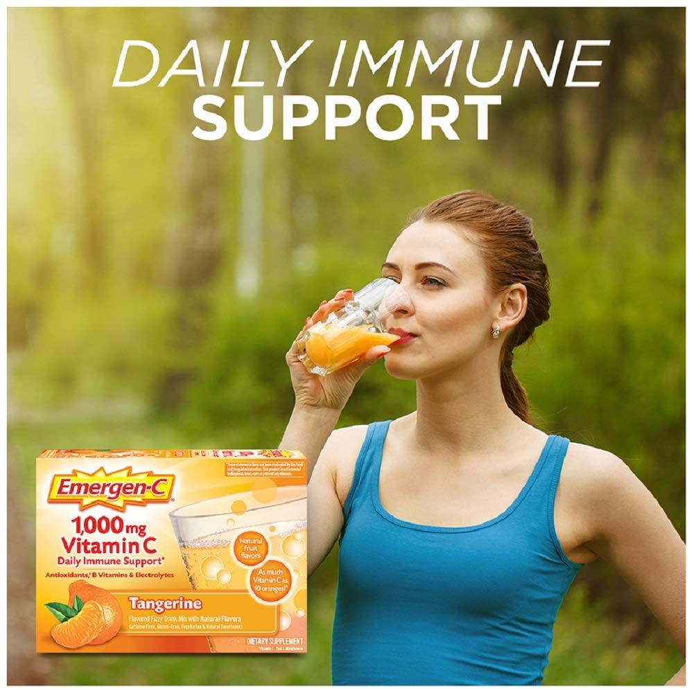 Emergen-C 1000mg Vitamin C Tangerine Powder - 30 Paket