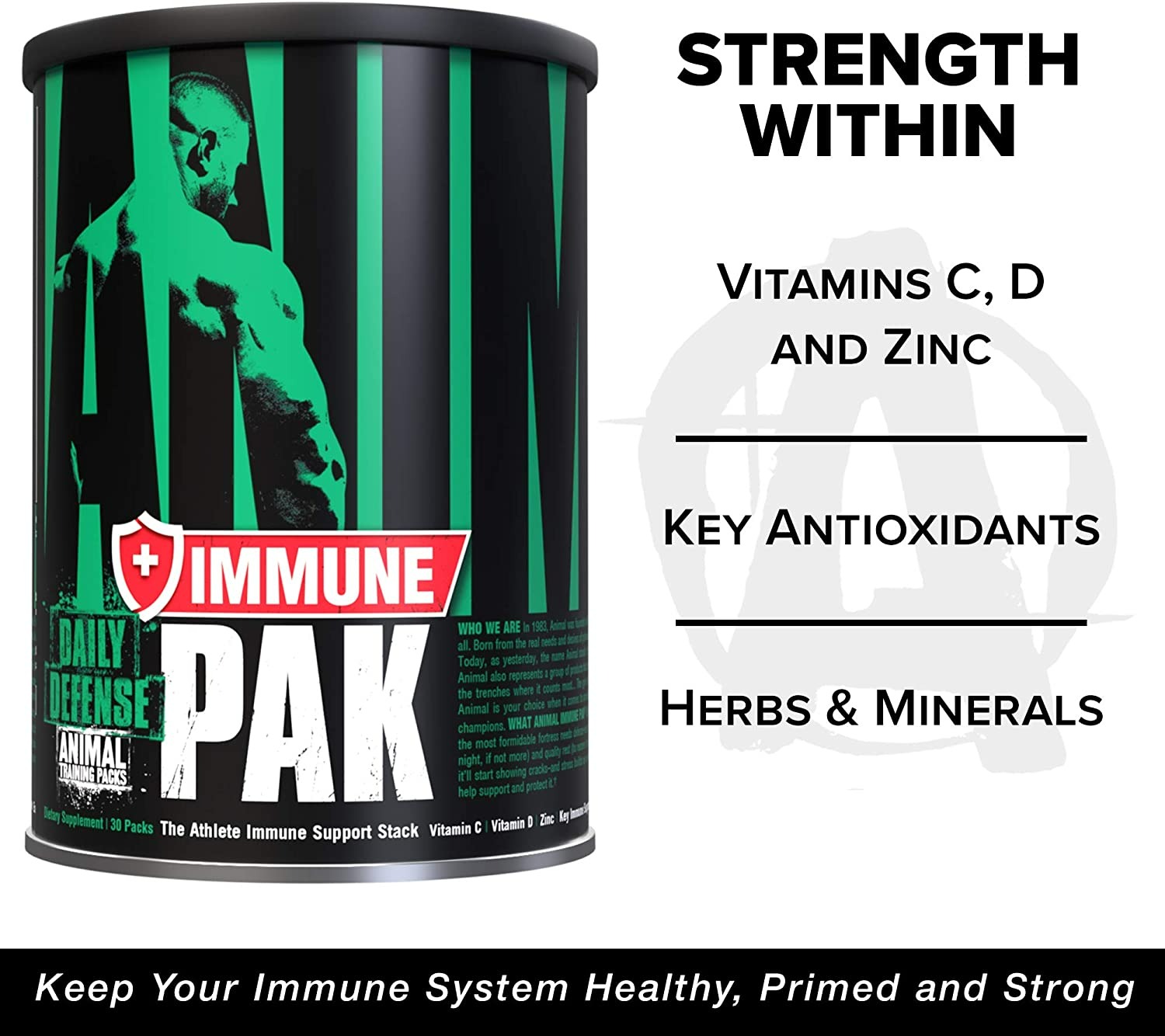 Animal Immune Pak - Extract and More, Immune Pill Packs - 30 Adet-1