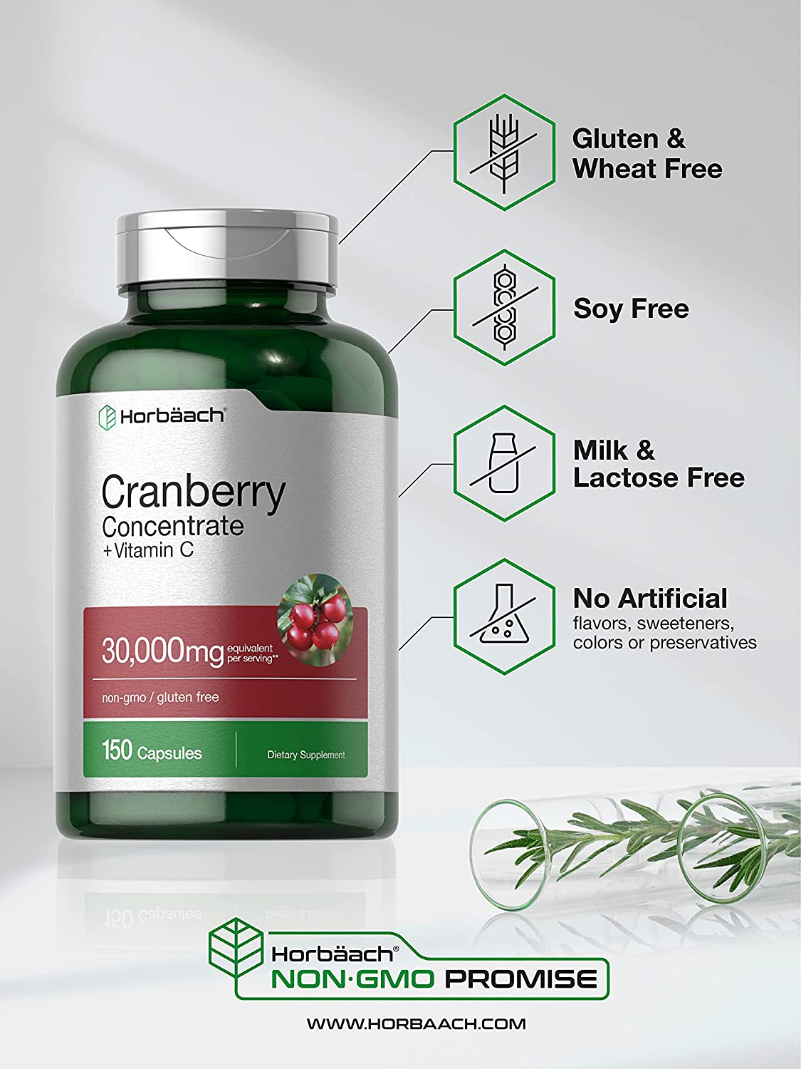Horbaach Cranberry Concentrate Vitamin C - 150 Tablet-4