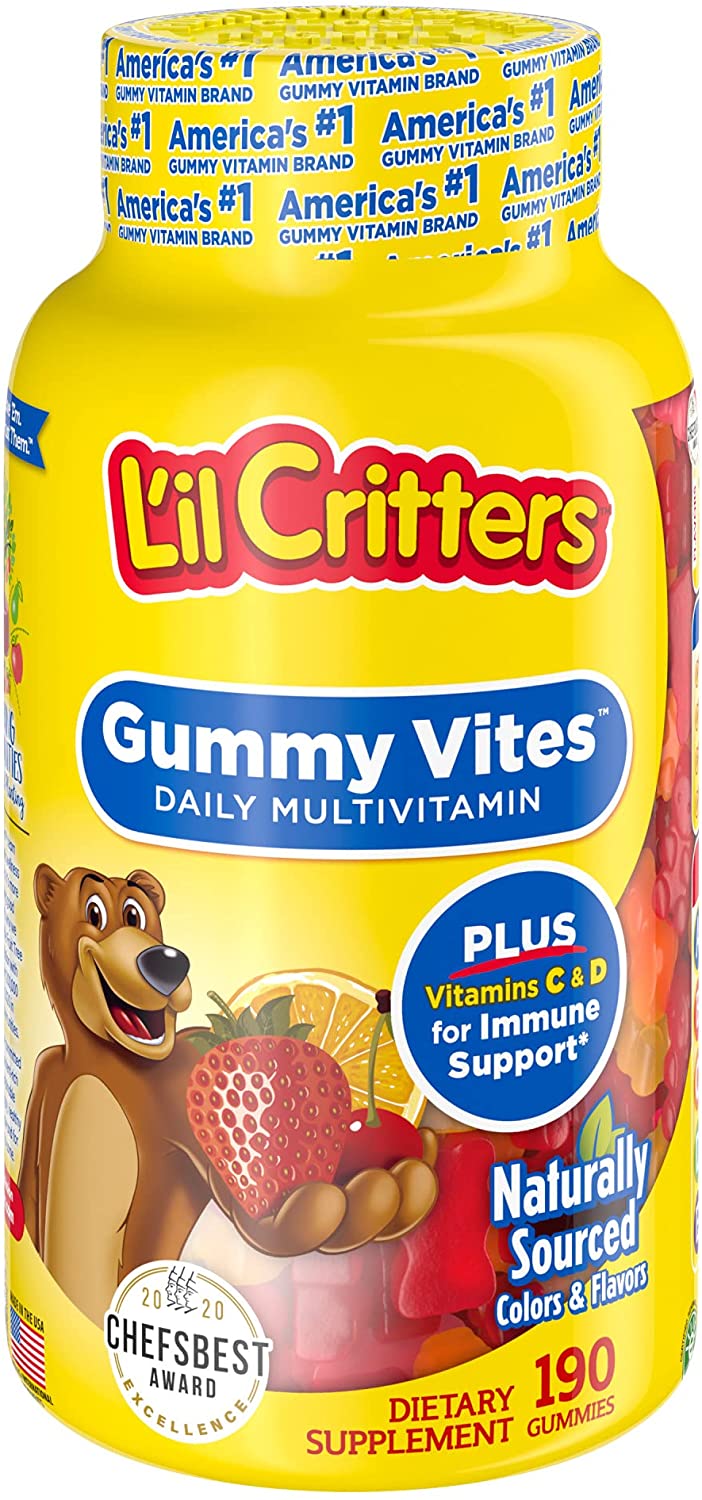 Lil Critters Gummy Vites - 190 Gummies