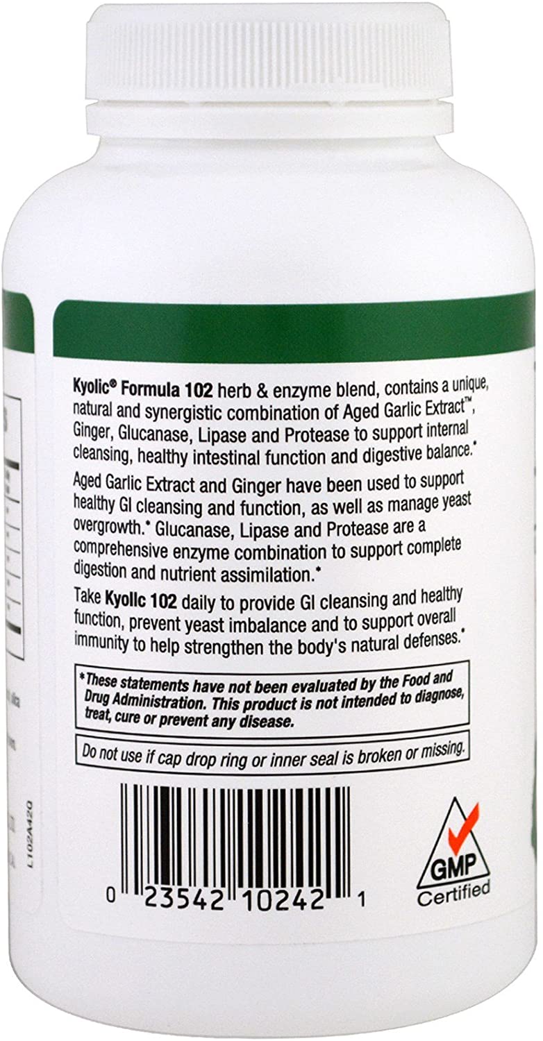 Kyolic Candida Cleanse Digestion - 200 Tablet-2