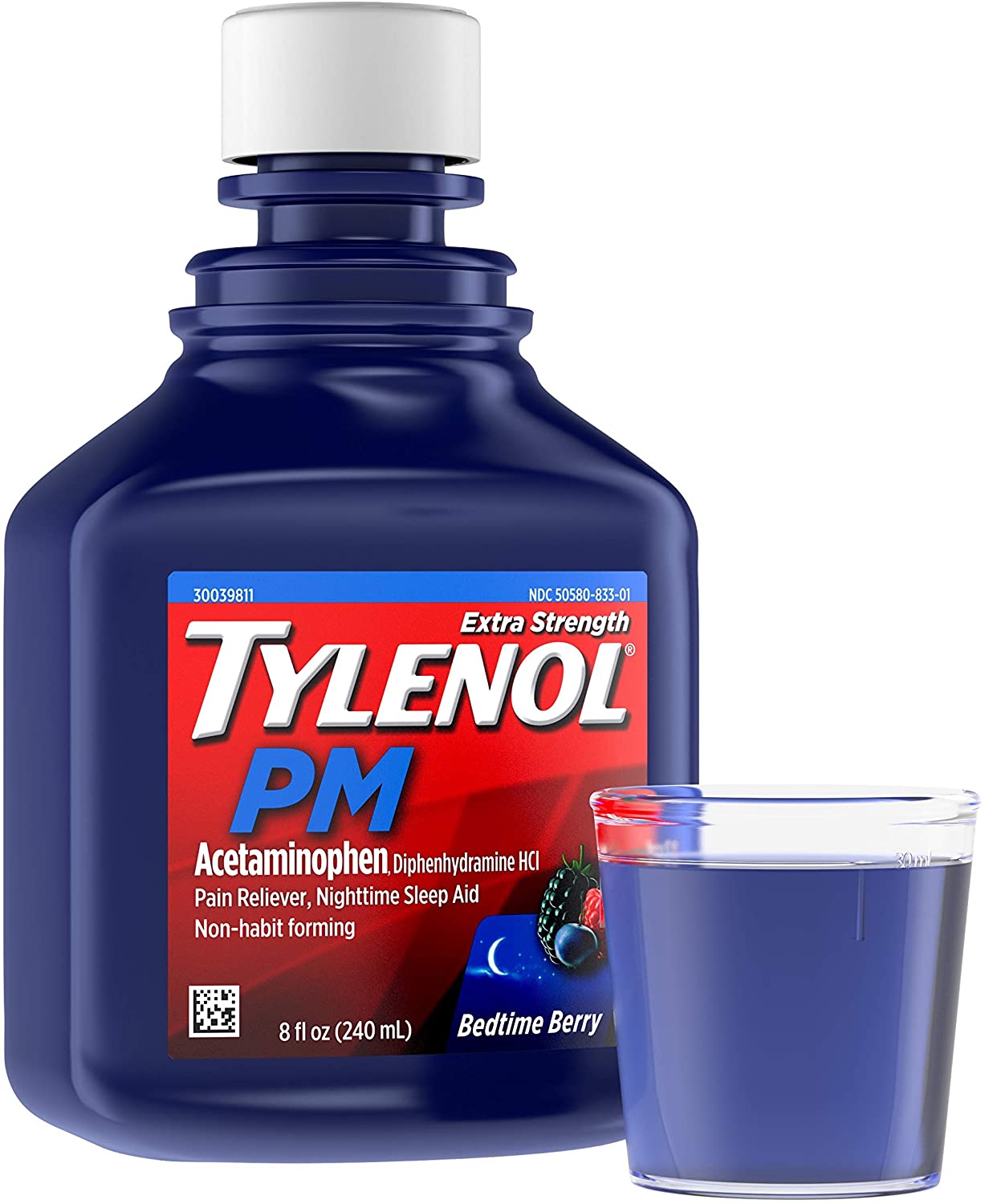 Tylenol PM Extra Strength Liquid Diphenhydramine - 8 fl oz-1