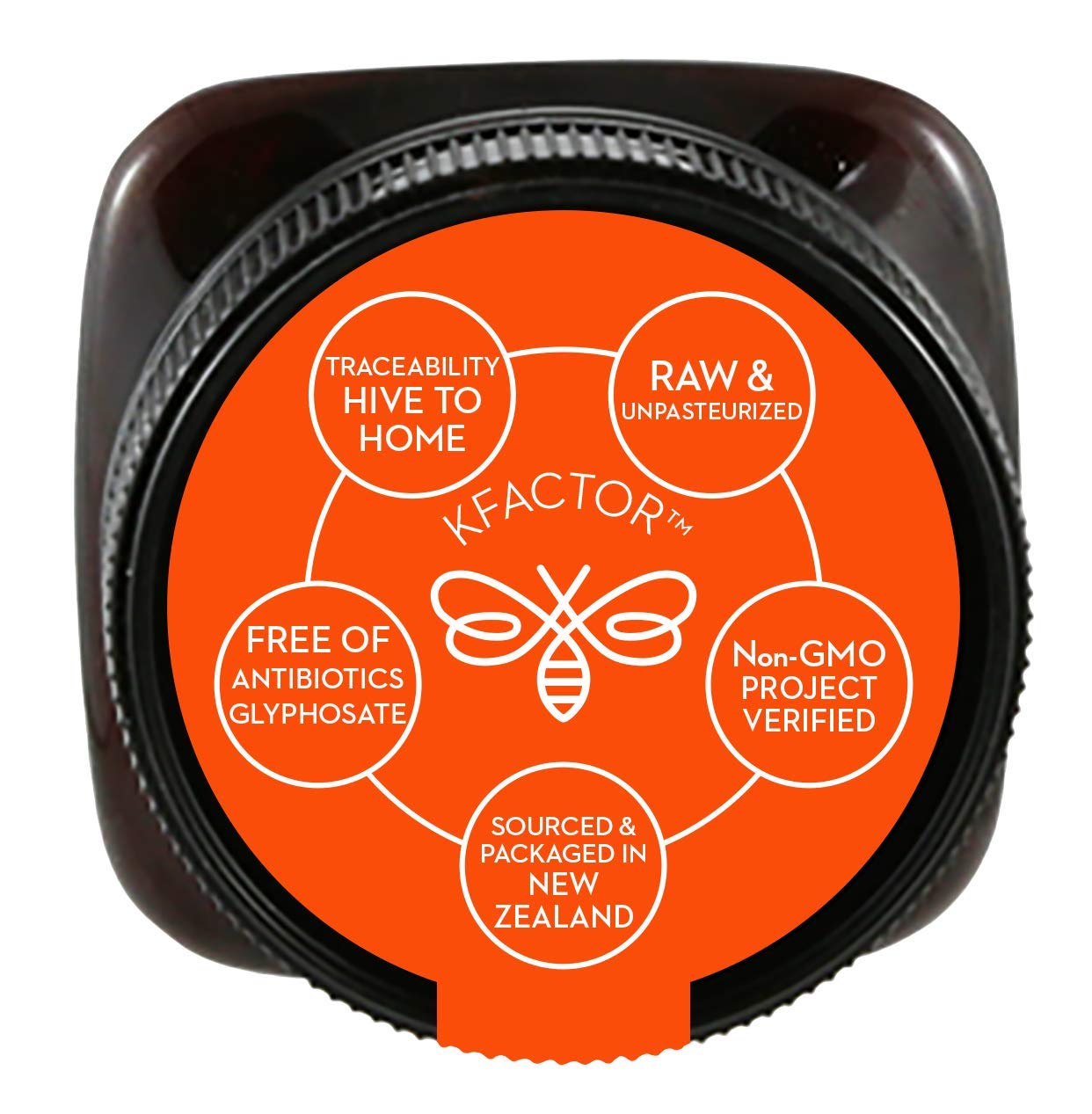 Wedderspoon Raw Premium Unpasteurized Manuka Honey KFactor 16 - 8.8 Oz