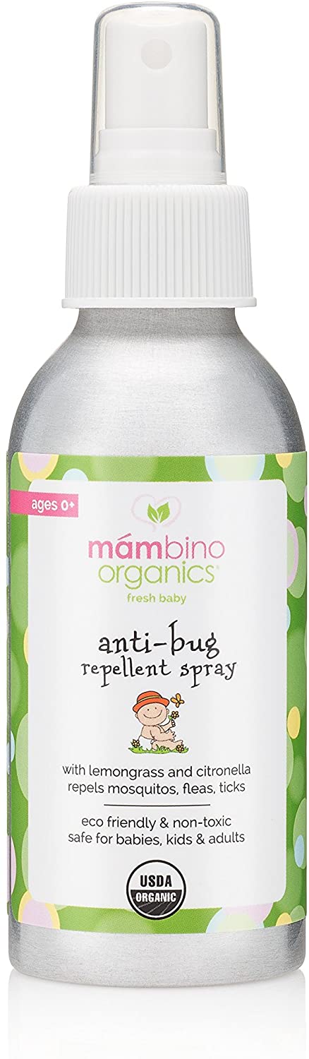 Mambino Organics Anti-Bug Mosquito Repellent Spray - 4 oz