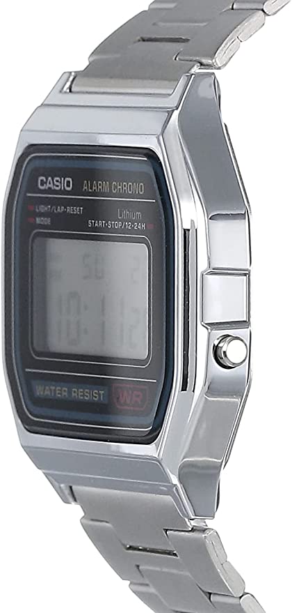 Casio Men's A158WA-1DF Stainless Steel Digital Watch-2