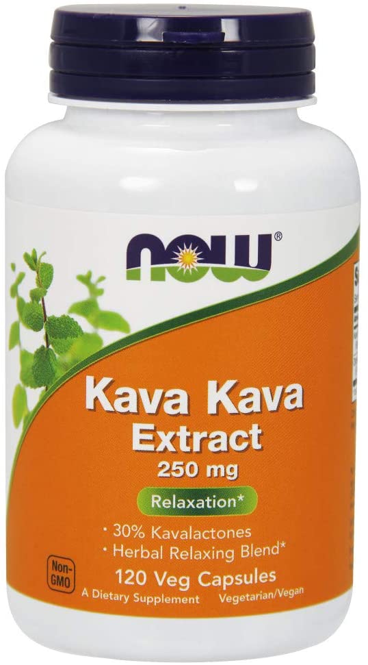 NOW Supplements, Kava Kava Extract 250 mg - 120 Tablet