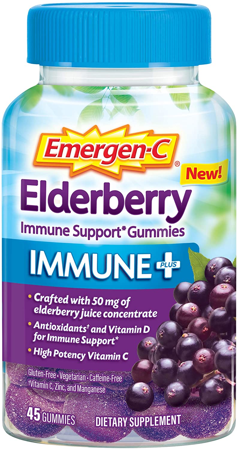 Emergen-C Immune Elderberry 750 mg Vitamin C - 45 Gummies-3