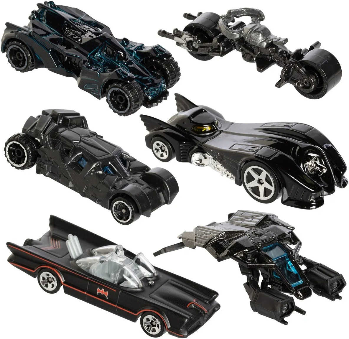Hot Wheels 2015 Batman Bundle Set of 6 Exclusive Die-Cast Vehicles