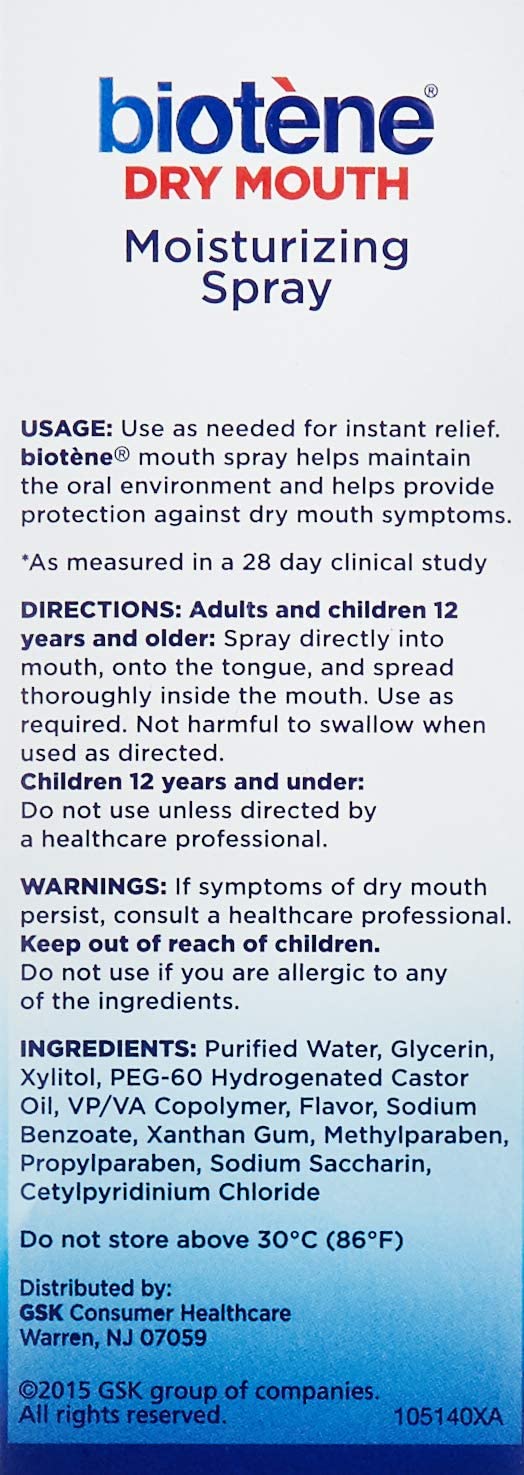 Biotene Moisturizing Mouth Spray Gentle Mint - 1.5 fl oz -2