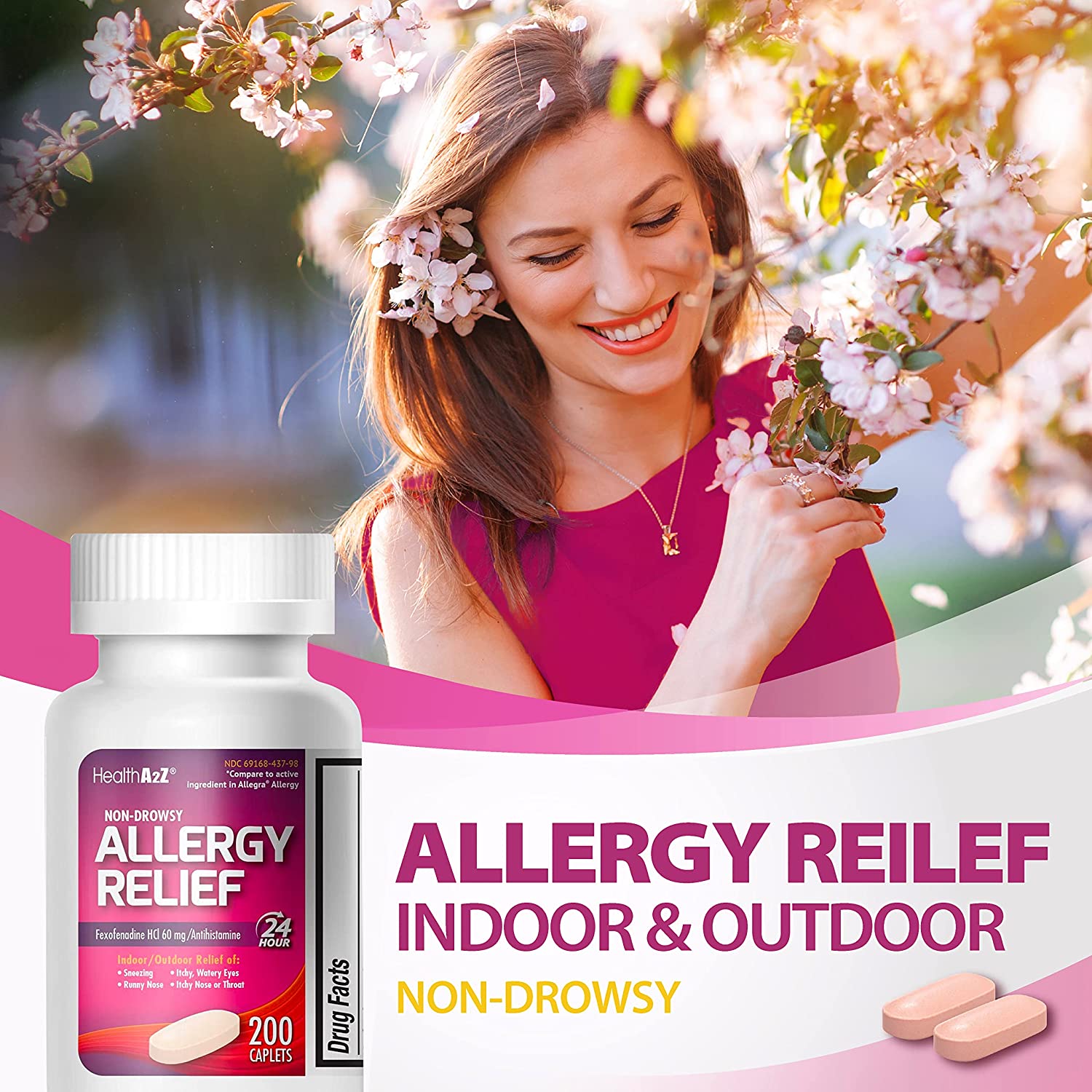 HealthA2Z Allergy Relief - 200 Tablet-4